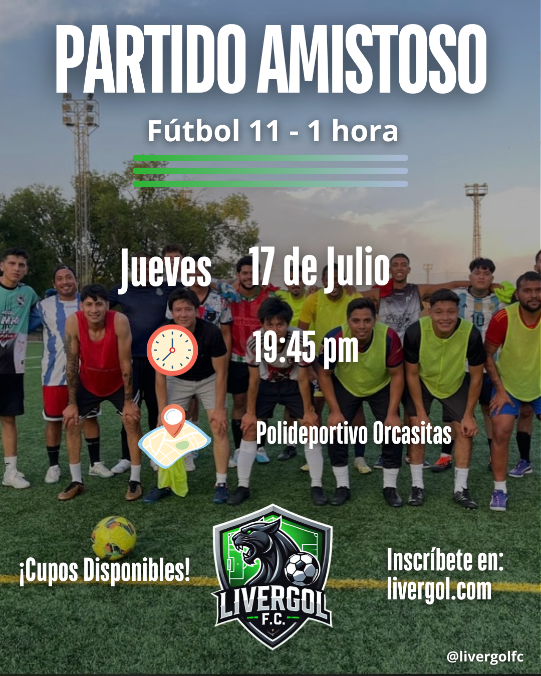 Partido Amistoso Futból 11